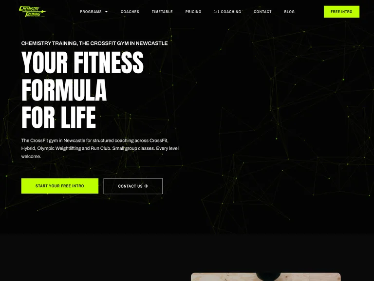 Chemistry Training website