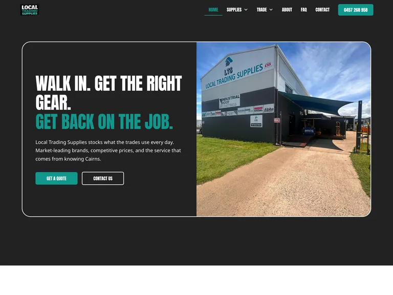 Local Trading Supplies website