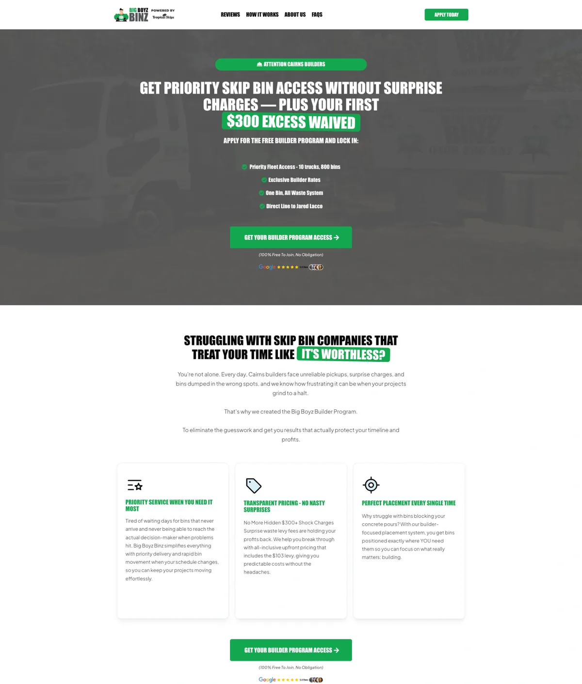 Big Boyz Binz website